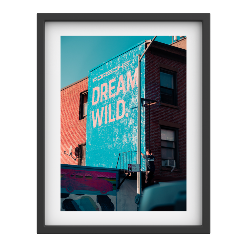 Dream Wild – Porsche NYC Mural Wall Art Print