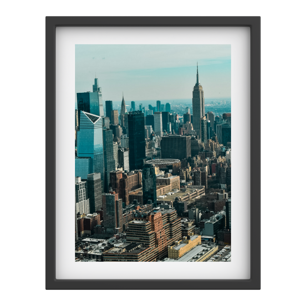 Empire State Skyline – New York City Aerial Print