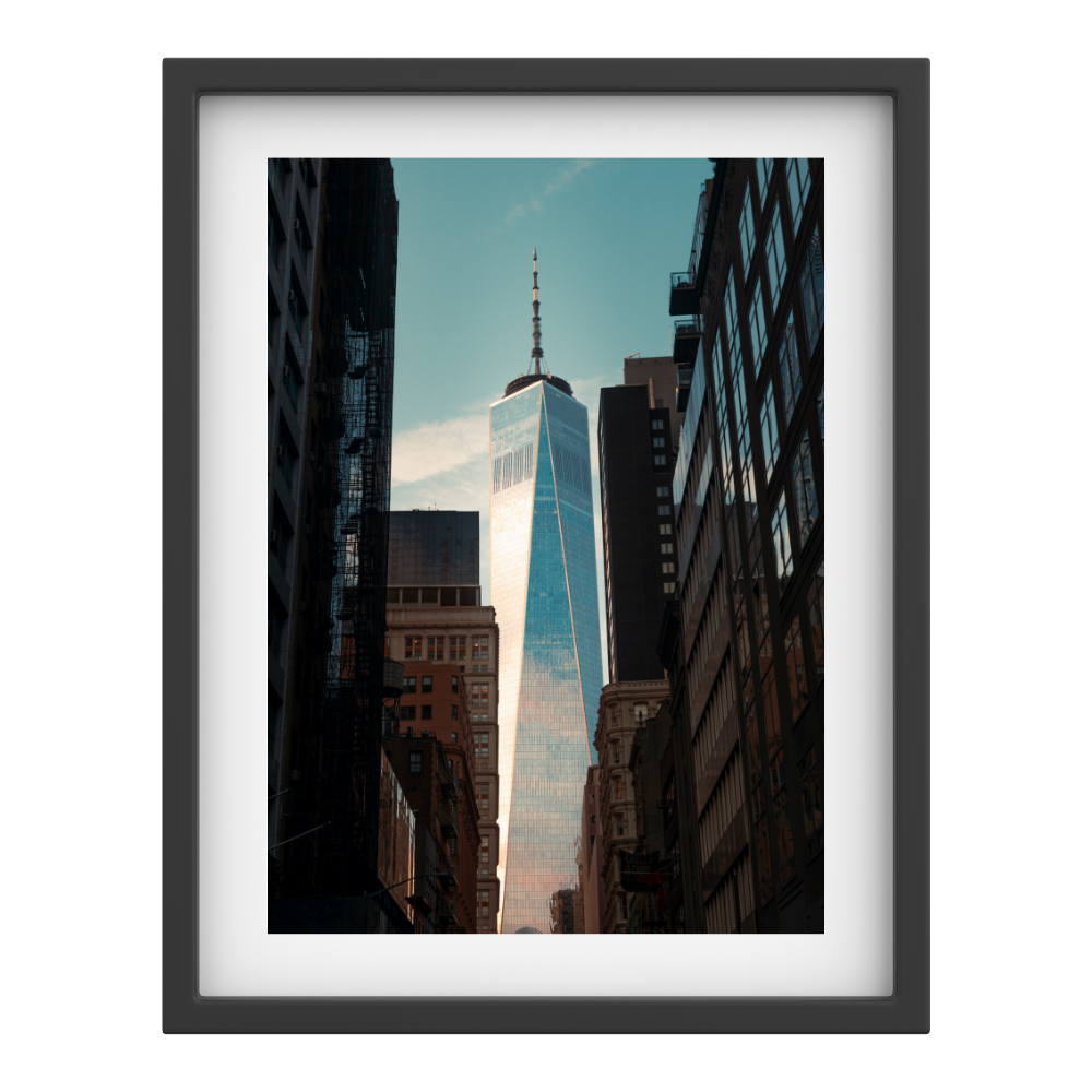 One World Trade Street View – NYC Architecture Print