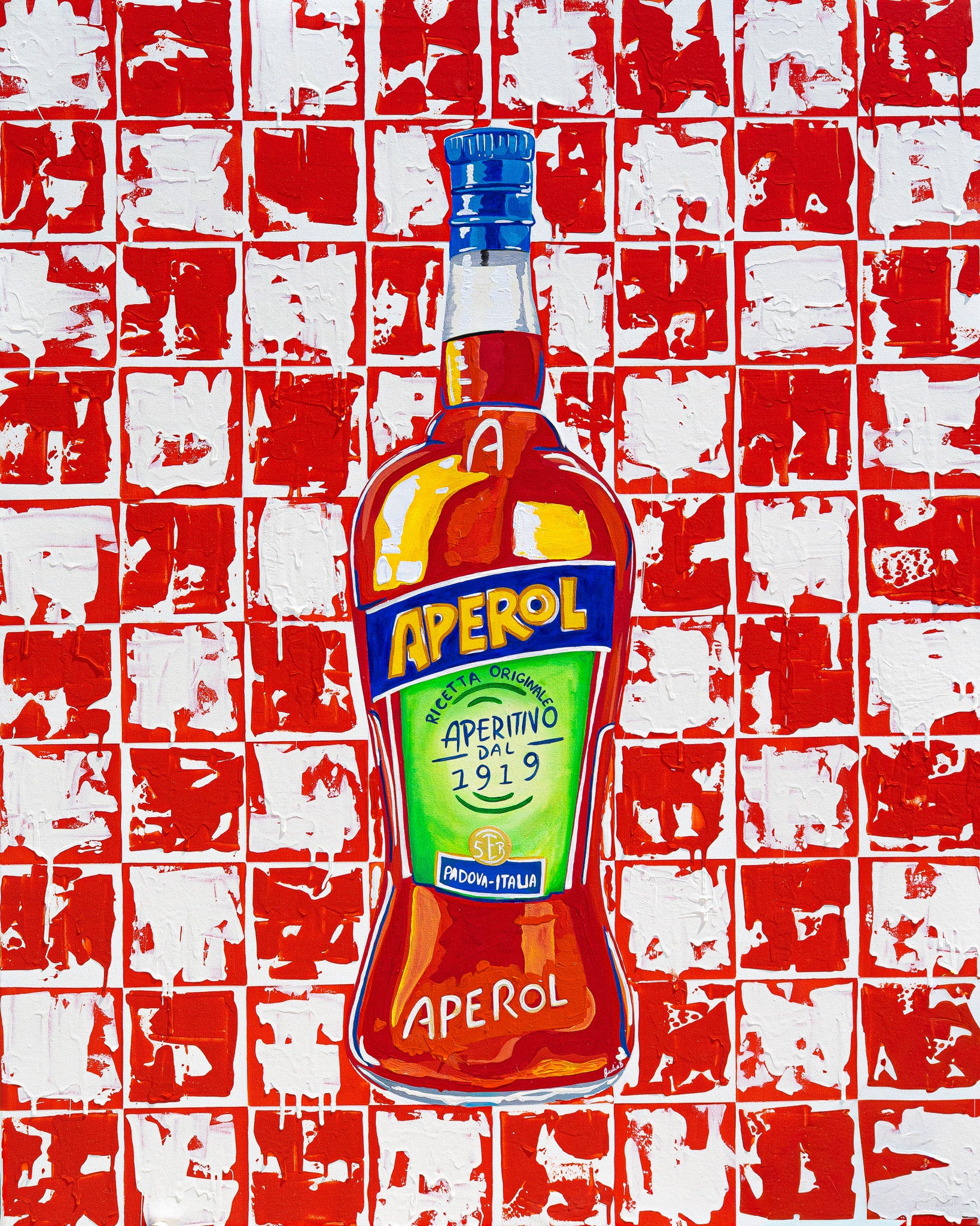 Aperol X Abstract Squares