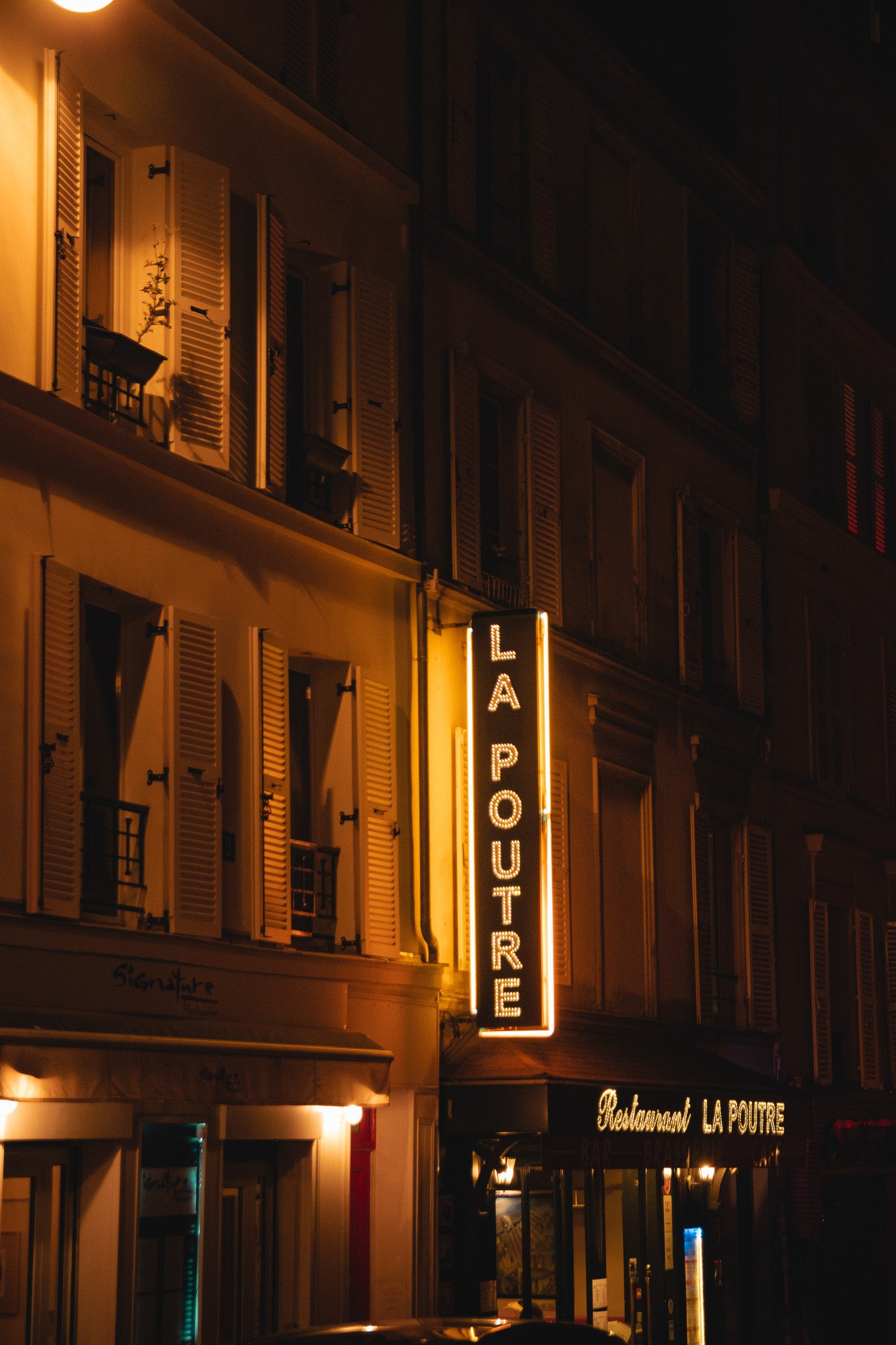 Neon Supper (Montmartre, Paris)